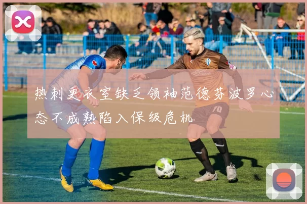 热刺更衣室缺乏领袖范德芬波罗心态不成熟陷入保级危机